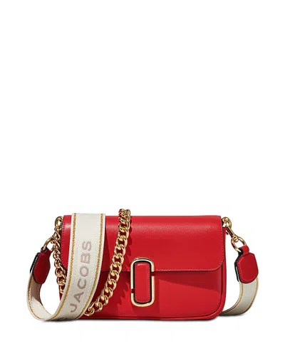 Marc Jacobs The J Marc Mini True Red Leather Shoulder Bag