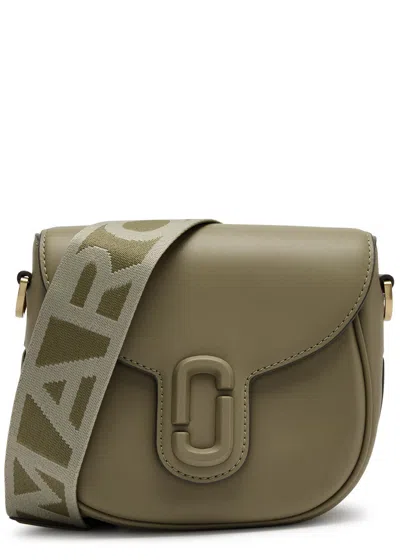Marc Jacobs The J Marc Small Leather Saddle Bag In Olive