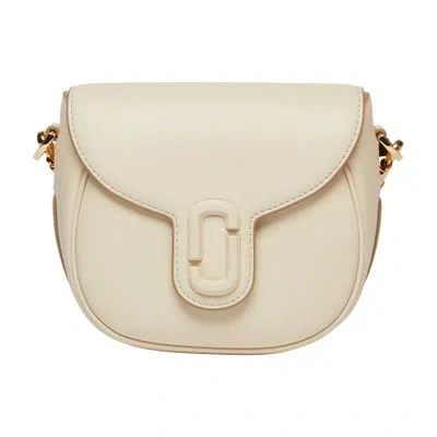 Marc Jacobs The J Marc Small Saddle Bag In Cloud_white