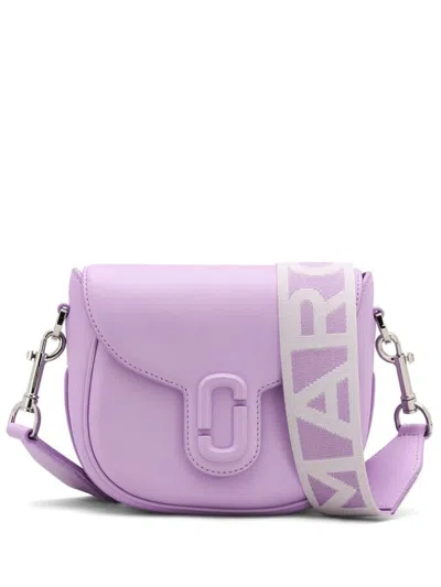 Marc Jacobs The J Marc Small Saddle Bag In Purple