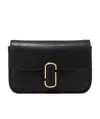 Marc Jacobs The J Black Leather Crossbody Bag In Black