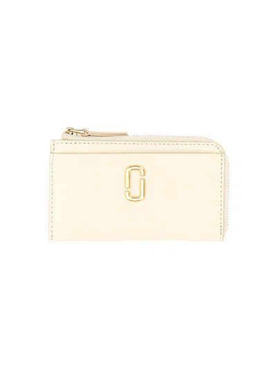 Marc Jacobs The J Marc Top Zip Multi Wallet In White
