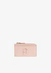 Marc Jacobs The Covered J Marc Top Zip Mutil Wallet In Pink