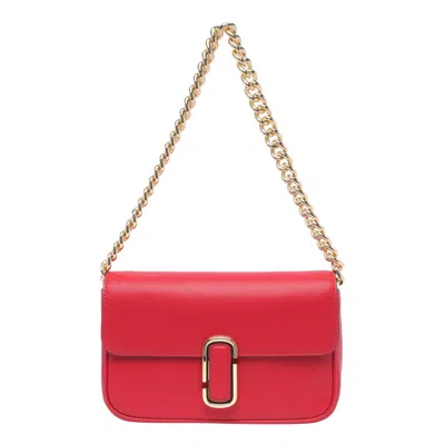 Marc Jacobs The J Red Leather Crossbody Bag