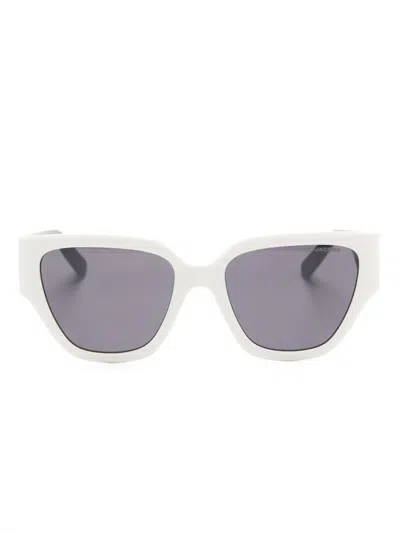 Marc Jacobs The J Square-frame Sunglasses In White