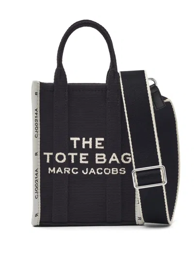 Marc Jacobs The Jacquard Crossbody Tote Bag In Black