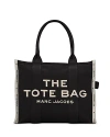 Marc Jacobs Sac The Jacquard Large Tote Bag In Black/natural