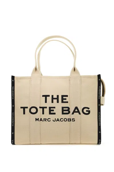 Marc Jacobs The Jacquard Large Tote Bag In Neutral