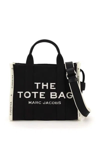 Marc Jacobs The Jacquard Medium Tote Bag In Black