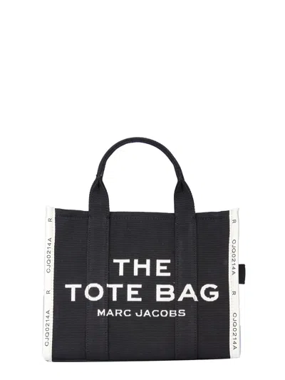 Marc Jacobs The Jacquard Medium Tote Bag In Black
