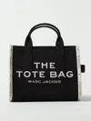 Marc Jacobs The Jacquard Medium Tote Bag In Canvas In Black