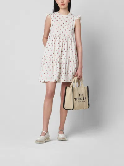 Marc Jacobs The Jacquard Medium Tote Bag In Warm Sand