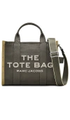 Marc Jacobs The Jacquard Medium Tote Bag Bronze Green In Olive