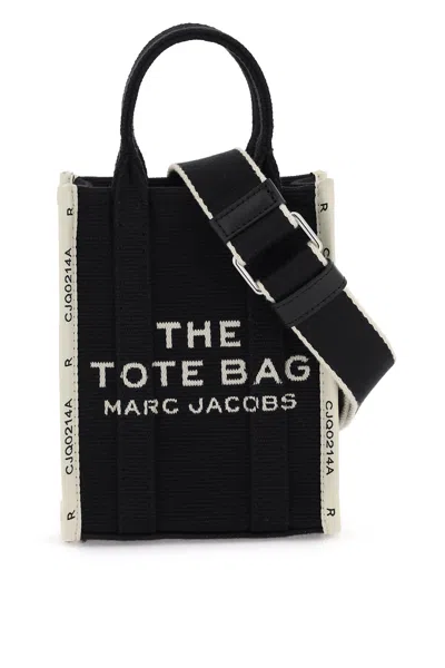Marc Jacobs The Jacquard Mini Tote Bag In Black