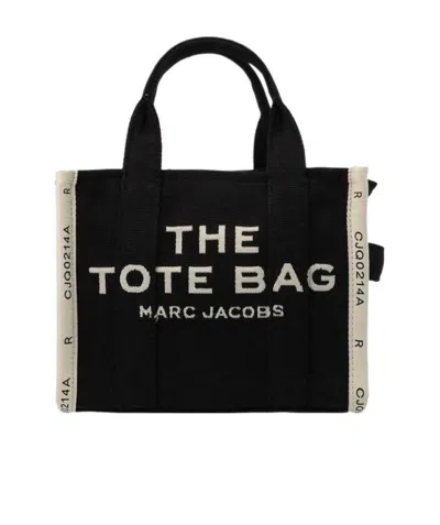 Marc Jacobs The Jacquard Mini Tote Bag In Black