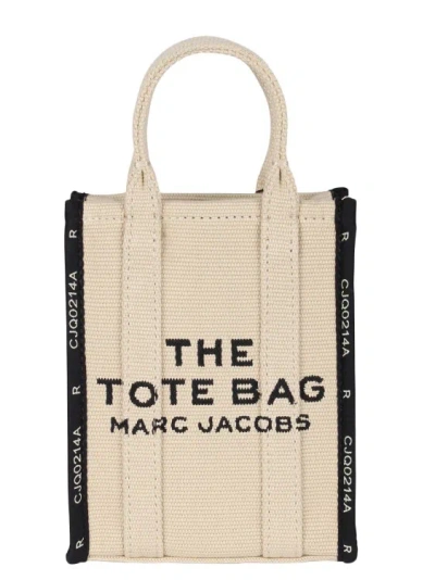 Marc Jacobs The Jacquard Mini Tote Bag In Neutrals