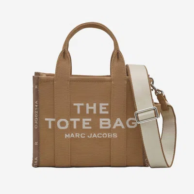 Marc Jacobs The Jacquard Mini Tote Bag In Sand