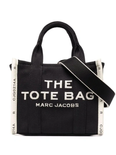 Marc Jacobs The Jacquard Mini Tote In Black  