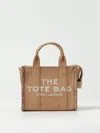 Marc Jacobs Camel Fabric And Leather The Small Tote Bag In Brown