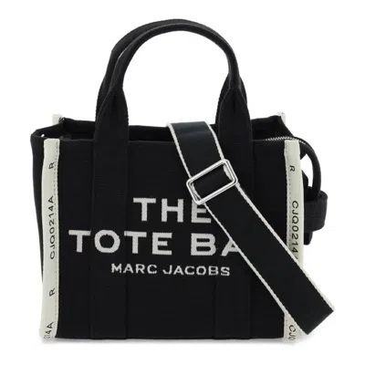 MARC JACOBS MARC JACOBS THE JACQUARD SMALL TOTE BAG - BLACK