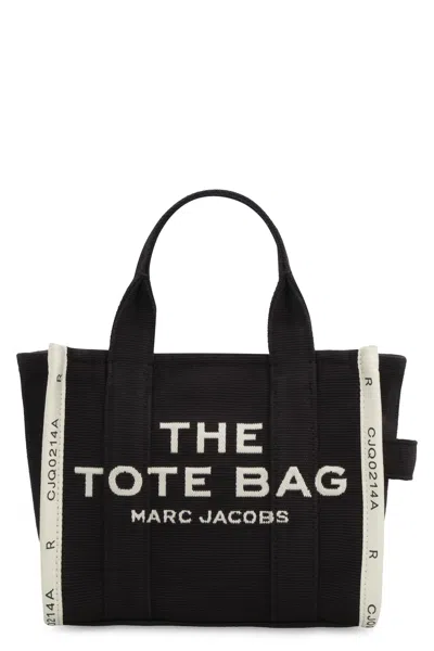 Marc Jacobs The Jacquard Small Tote Bag In Black
