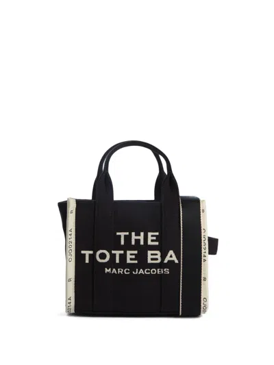 Marc Jacobs The Jacquard Small Tote Bag In Black