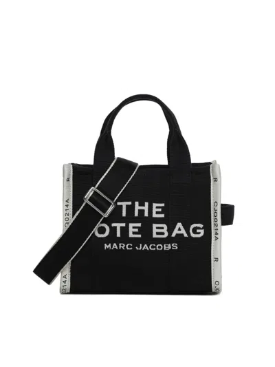 Marc Jacobs The Jacquard Small Tote Bag In Black 001