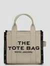 Marc Jacobs The Jacquard Large Tote In Black In Nude & Neutrals