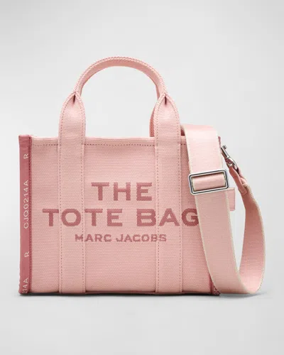 Marc Jacobs The Jacquard Small Tote Bag In Rose