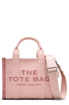 Marc Jacobs The Jacquard Medium Tote Rose Handbag In Rose