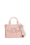 Marc Jacobs The Jacquard Small Tote Rose Handbag In Rose