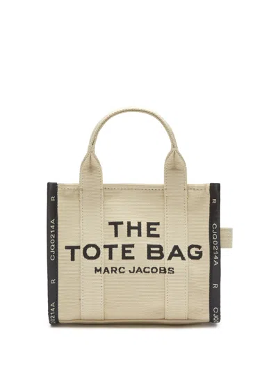 Marc Jacobs The Jacquard Small Tote Bag In Warm Sand