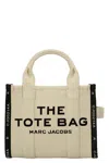 Marc Jacobs Women Beige Canvas The Tote Shopping Bag