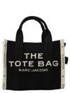 Marc Jacobs The Jacquard Small Tote Hand Bag In Black