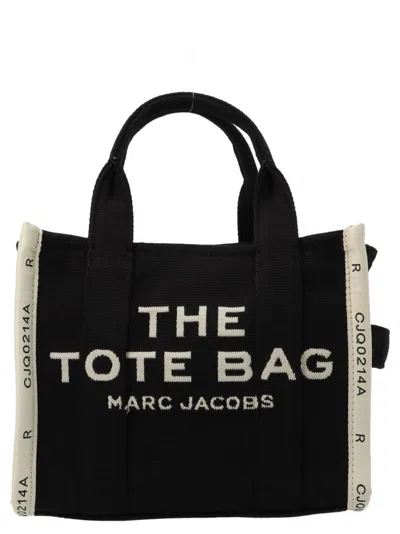 Marc Jacobs 'the Jacquard Small Tote' Hand Bag In Black
