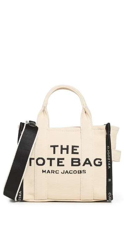 Marc Jacobs The Jacquard Mini Tote Bag In Warm Sand