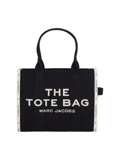 Marc Jacobs The Jacquard Tote Bag In Black