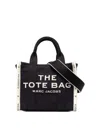 Marc Jacobs The Small Logo Jacquard Tote Bag In Black