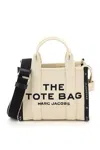 Marc Jacobs The Jacquard Traveler Tote Bag Mini In Warm Sand