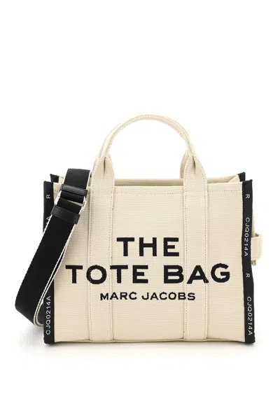 Marc Jacobs The Jacquard Traveler Tote Bag Small In Warm Sand