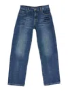 Marc Jacobs Belt Loops Faded Effect Five-pocket Style Trousers In Blue