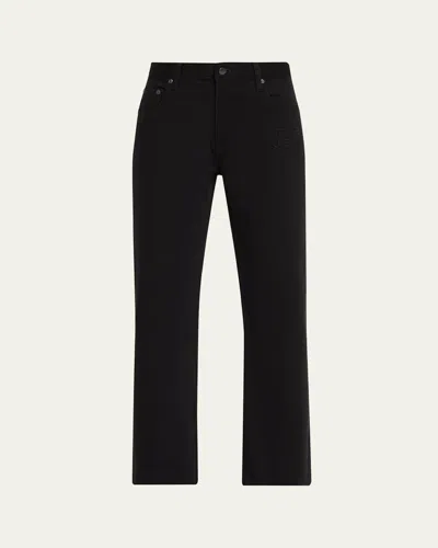 Marc Jacobs The Jean Straight-leg Pants In Black