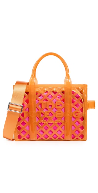 Marc Jacobs The Jelly Small Tote Bag Tangerine In Orange