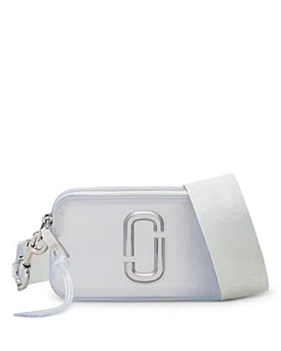 Marc Jacobs The Jelly Snapshot Crossbody Bag In Clear/nickel