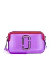 Marc Jacobs Women Lilac Pvc The Snapshot Crossbody Bag In Purple