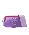 Marc Jacobs Women Lilac Pvc The Snapshot Crossbody Bag In Purple