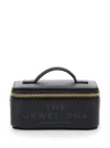 Marc Jacobs The Jewel Box Leather Vanity Case In Black
