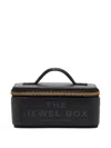 Marc Jacobs The Jewel Box Leather Vanity Case In Black