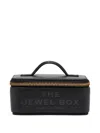 Marc Jacobs The Jewel Box Leather Vanity Case In Black