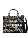 Marc Jacobs The Joy Canvas Medium Tote Bag In Black
